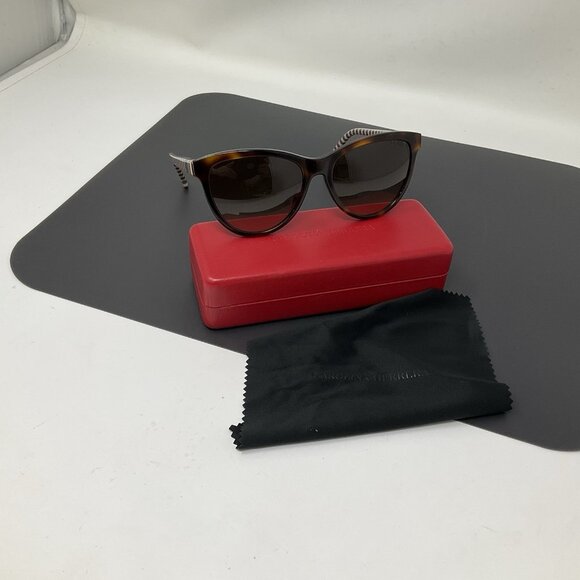 CAROLINA HERRERA SHE892K 56 [] 17 COL.0752 140 Tortoise Brown Sunglasses main image 10